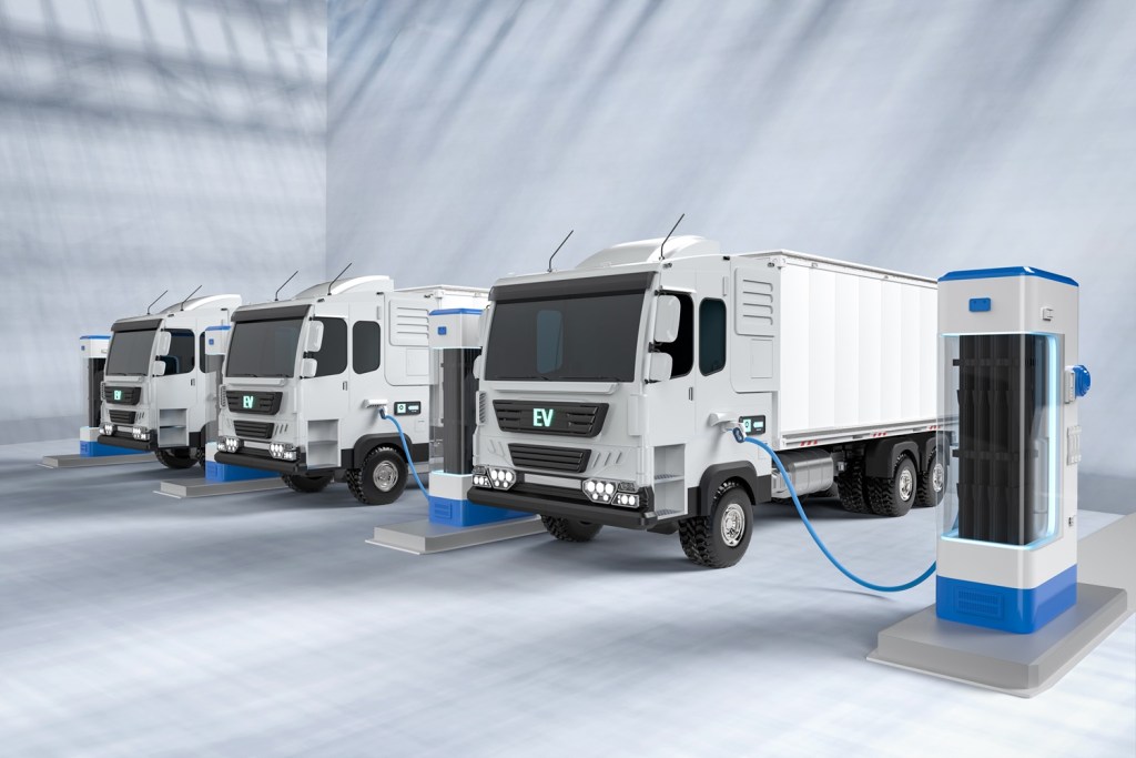 Caminhões elétricos, frota elétrica, eletrificação